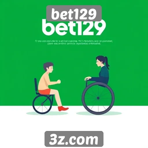 Acessibilidade e interfaces do site bet129